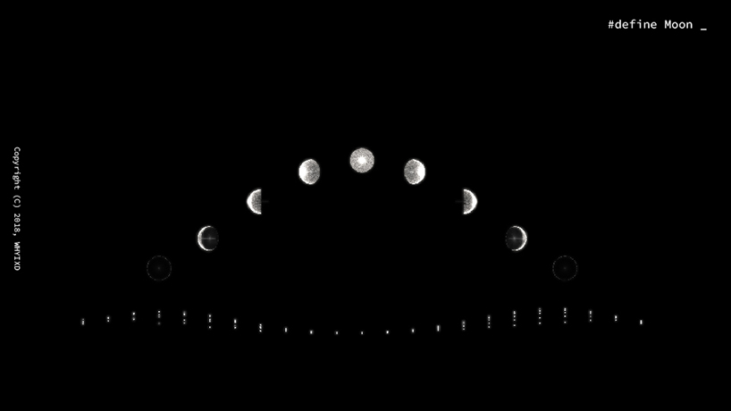 whyixd creates 9 rotating light installations in taiwan inspired by the moon's rotations