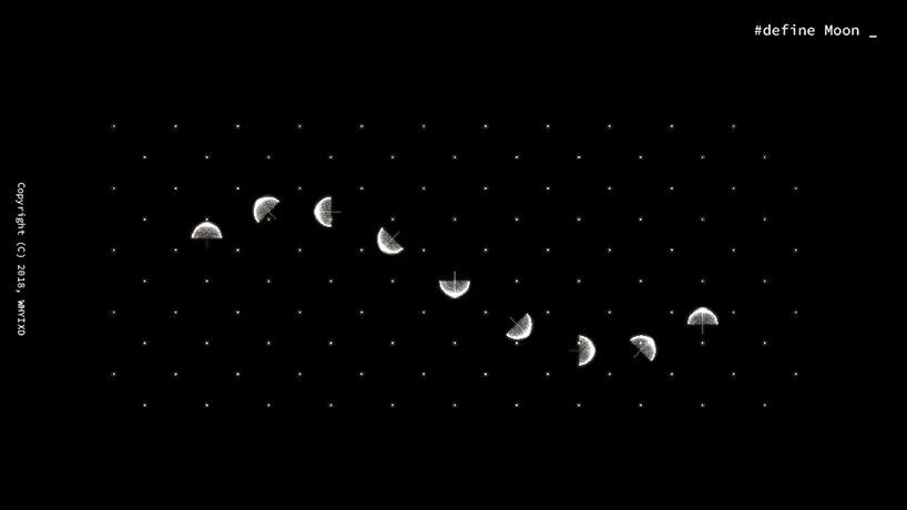 whyixd creates 9 rotating light installations in taiwan inspired by the moon's rotations