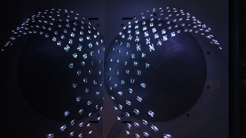 kinetic installation flowers