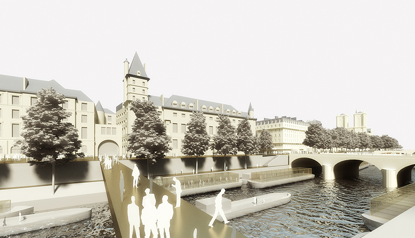 dominique perrault philippe bélaval mission île de la cité proposal designboom
