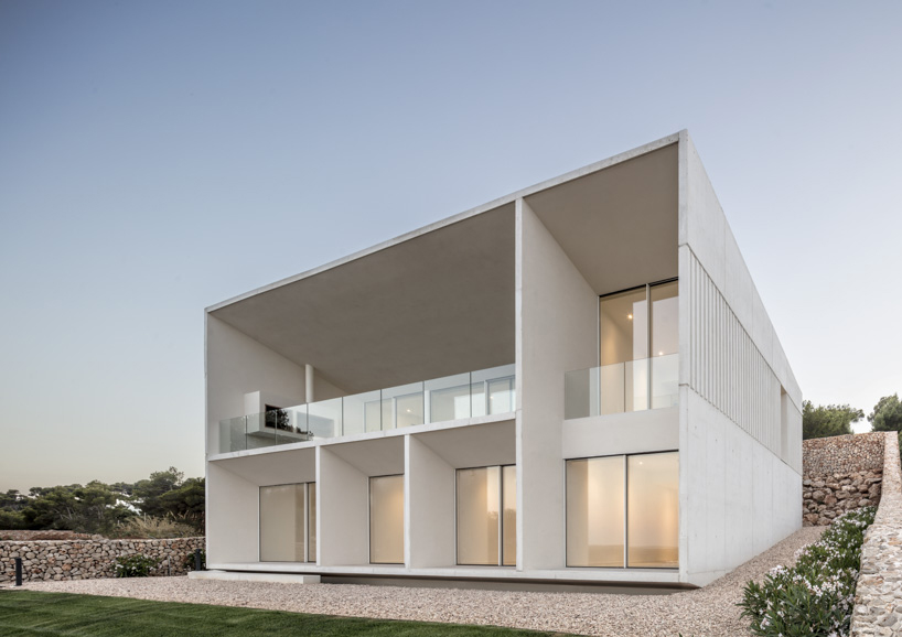 NOMO STUDIO designs a house to frame the views of menorca designboom