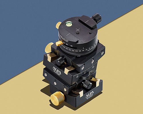 the ALPA GON modular head for tripods is compatible with almost any camera