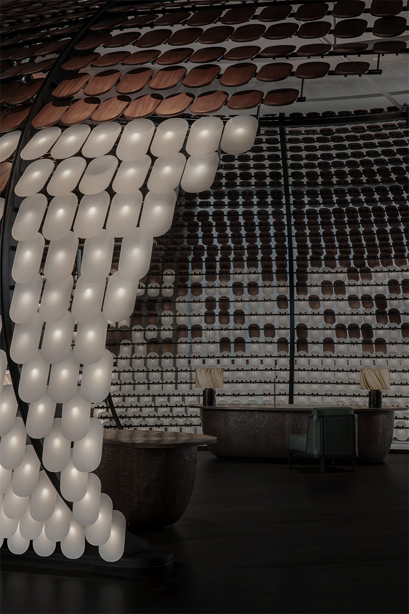 CCD's luxury hotel in china takes shape as a minimalist cocoon made of natural materials