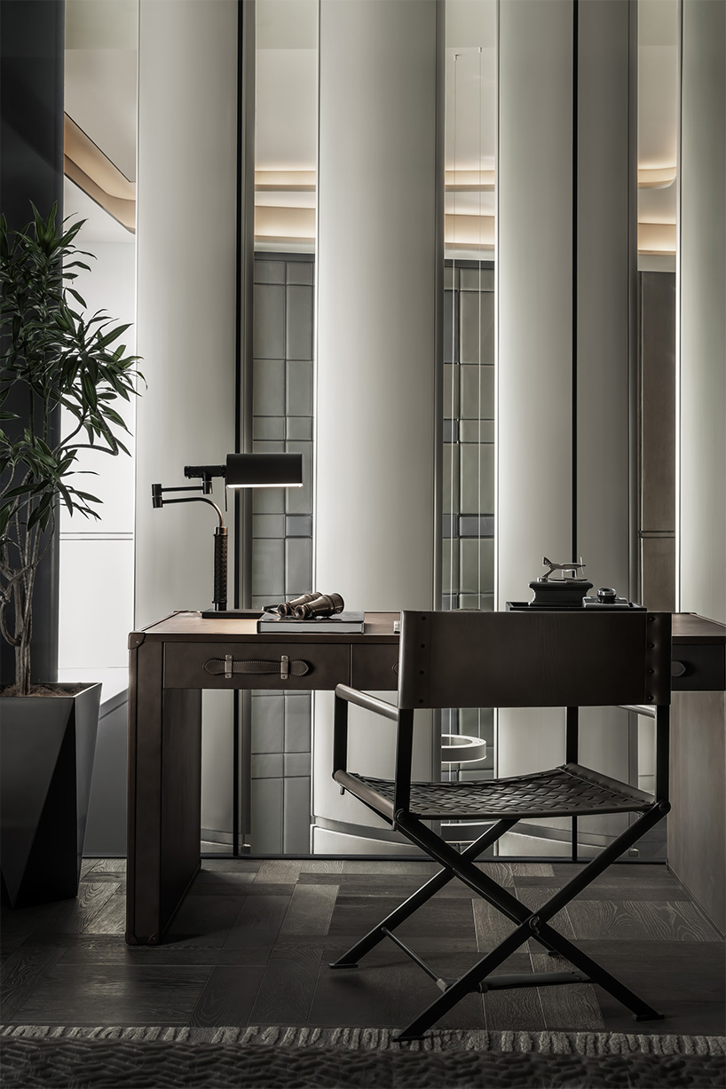 CCD’s luxury apartment in beijing is inspired by the aesthetics of bottega veneta