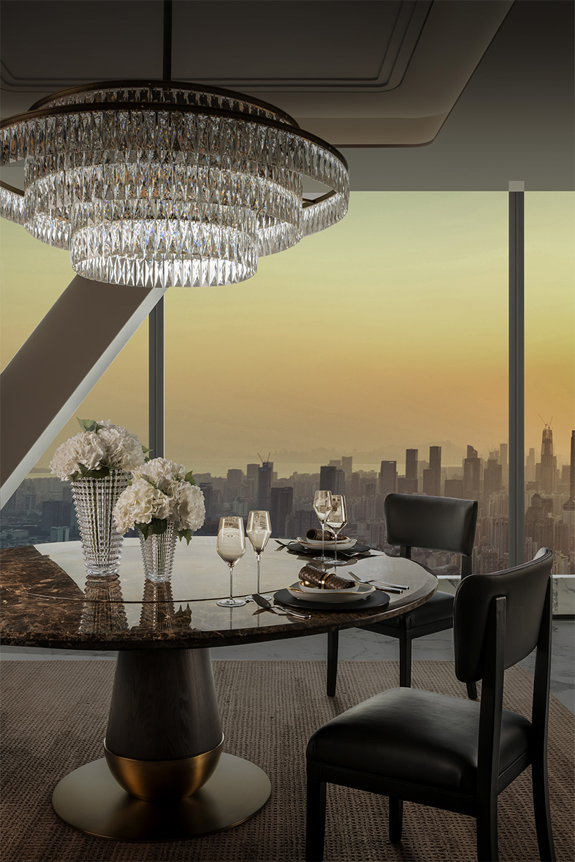 CCD’s luxury apartment in beijing is inspired by the aesthetics of bottega veneta