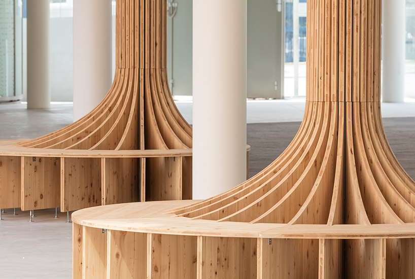 AAVP uses larchwood slats and aluminium sheets to clad student residence in paris designboom