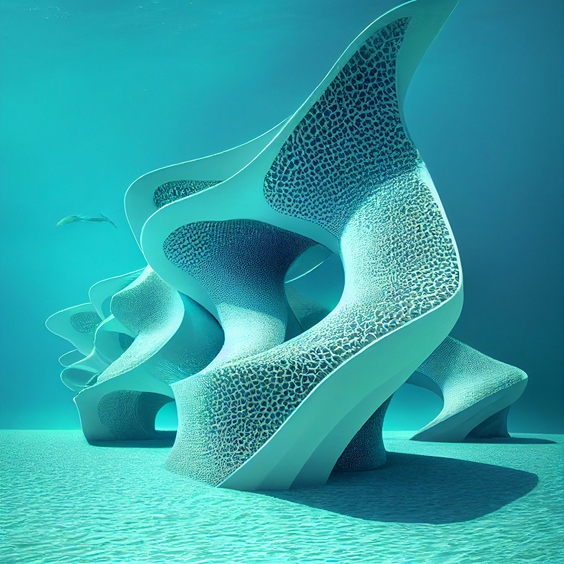 3D printed marine structures revive perishing neo coral city in yongwook seong’s AI art