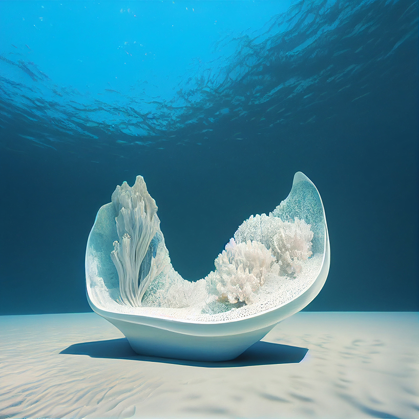 3D printed marine structures revive perishing neo coral city in yongwook seong’s AI art