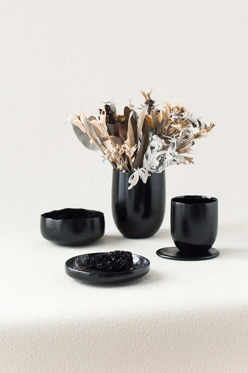kosuke araki turns daily food waste into collection of tableware and vessels