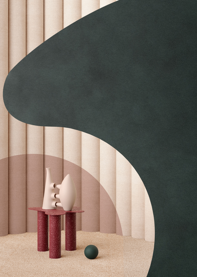 terzo piano's 'abstractionism' creates a visual language of shapes and colors