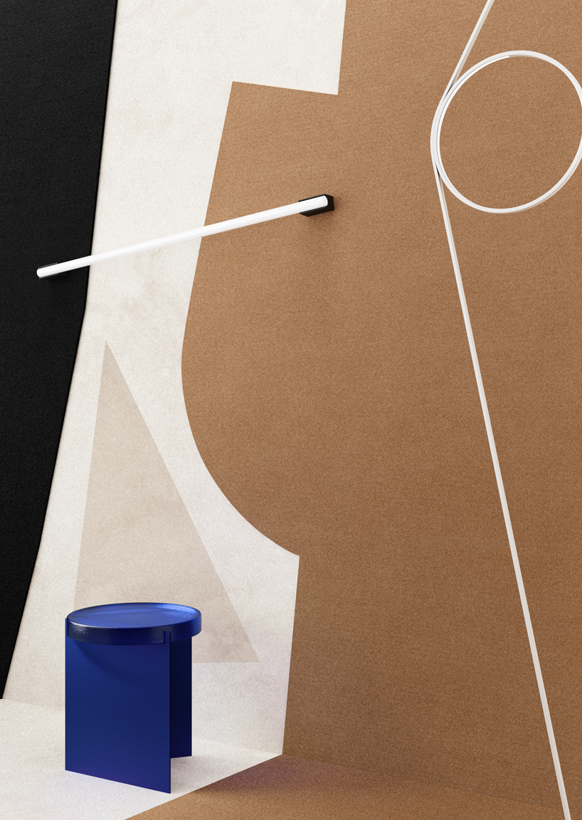 terzo piano's 'abstractionism' creates a visual language of shapes and colors