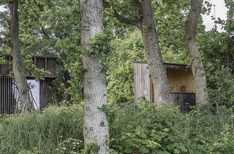 native narrative designs premium oak clad mobile sauna on the danish coast for scandinavian sauna 1