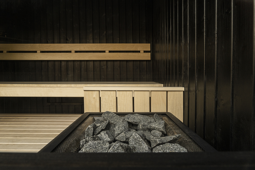 native narrative designs mobile sauna with cave like interior for scandinavian sauna 10