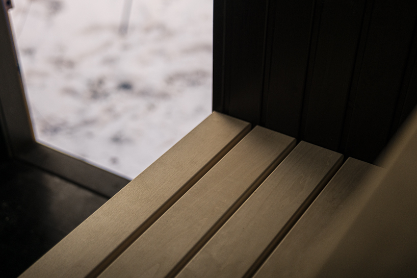 native narrative designs mobile sauna with cave like interior for scandinavian sauna 2