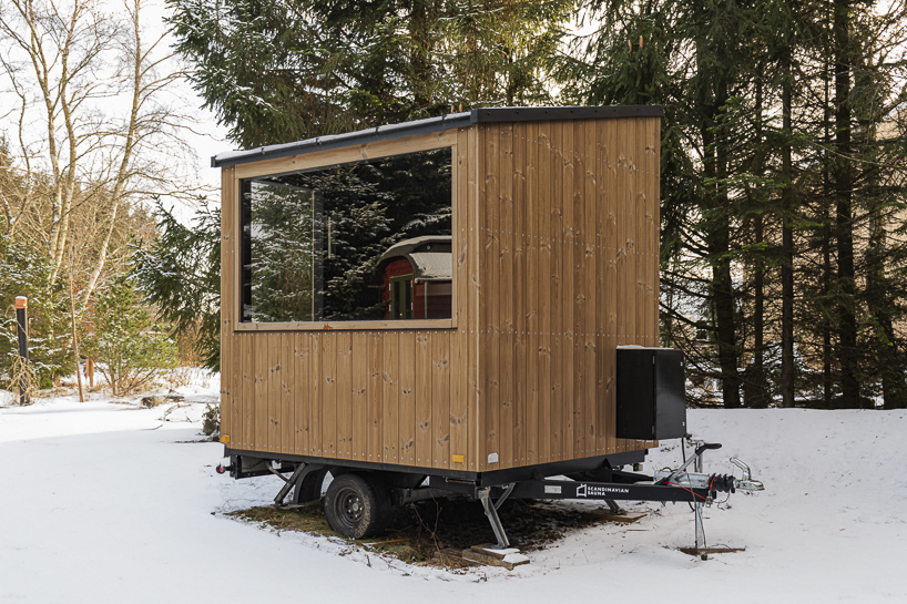 native narrative designs mobile sauna with cave like interior for scandinavian sauna 6