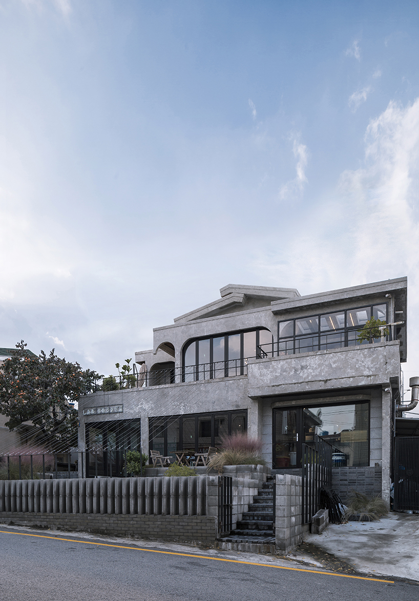 architects peel an old building for an authentic café in korea temp las coffee