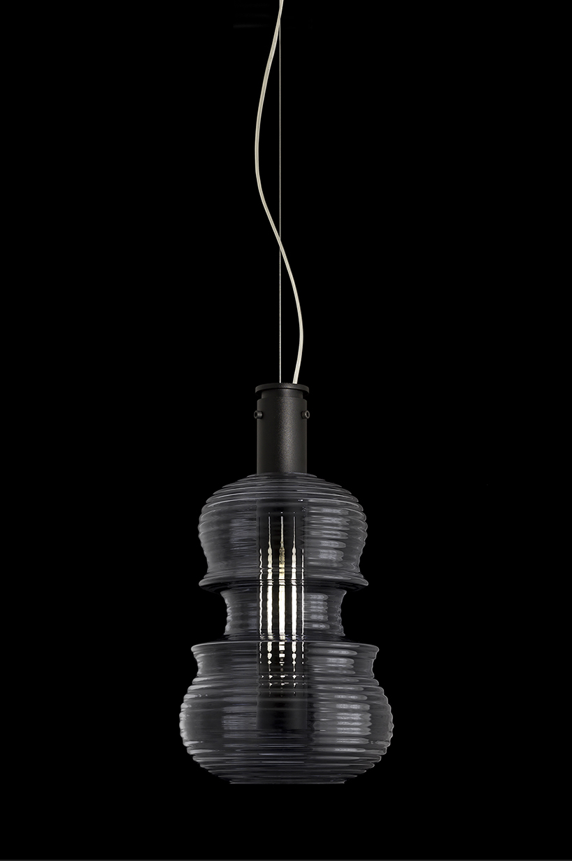 sergi ventura's latest pendant light collection features violins, flowers and birds all plated in 24k gold - 5