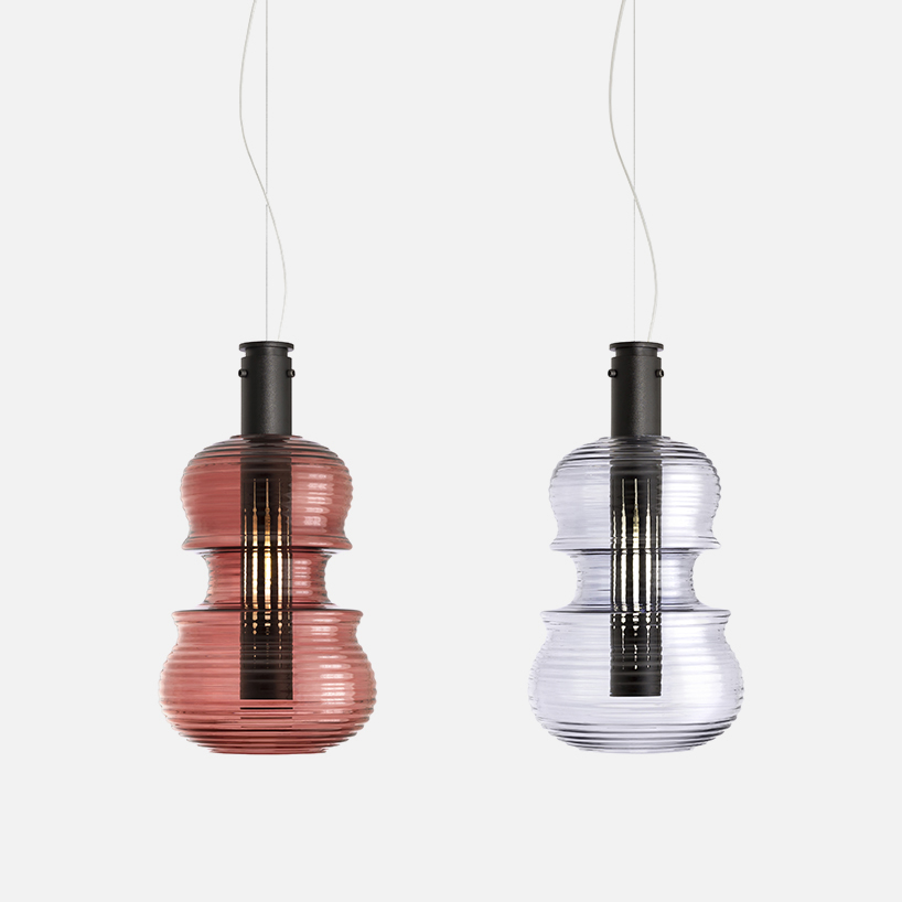 sergi ventura's latest pendant light collection features violins, flowers and birds all plated in 24k gold - 6