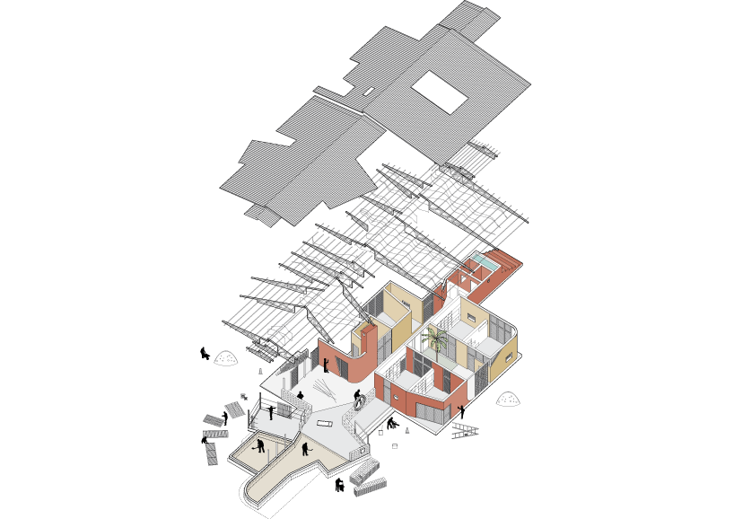 house with one wall in rural tanzania 2