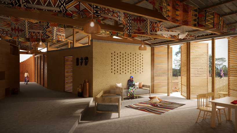 house with one wall in rural tanzania 6