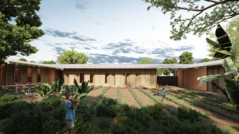 'play follows farm' for T R radhakrishnan's school proposal in rural tanzania designboom