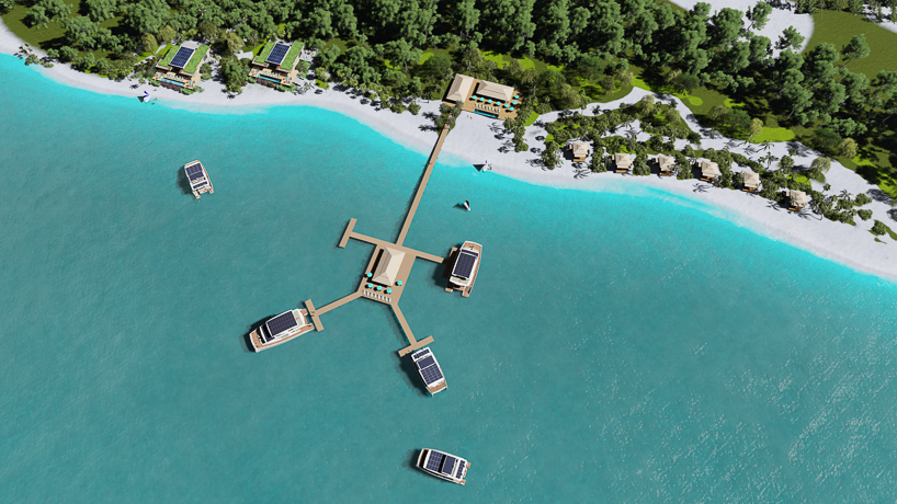 SILENT-YACHTS presents a 'floating villa' resort concept designboom