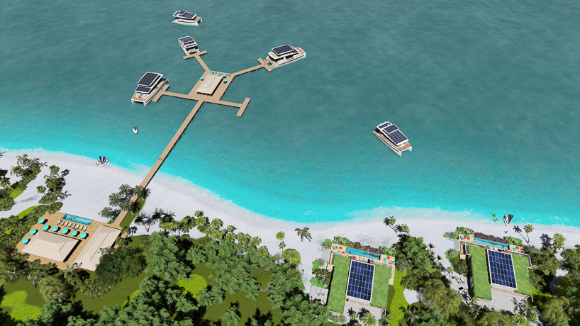 SILENT-YACHTS presents a 'floating villa' resort concept designboom