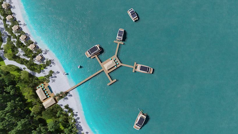 SILENT-YACHTS presents a 'floating villa' resort concept designboom