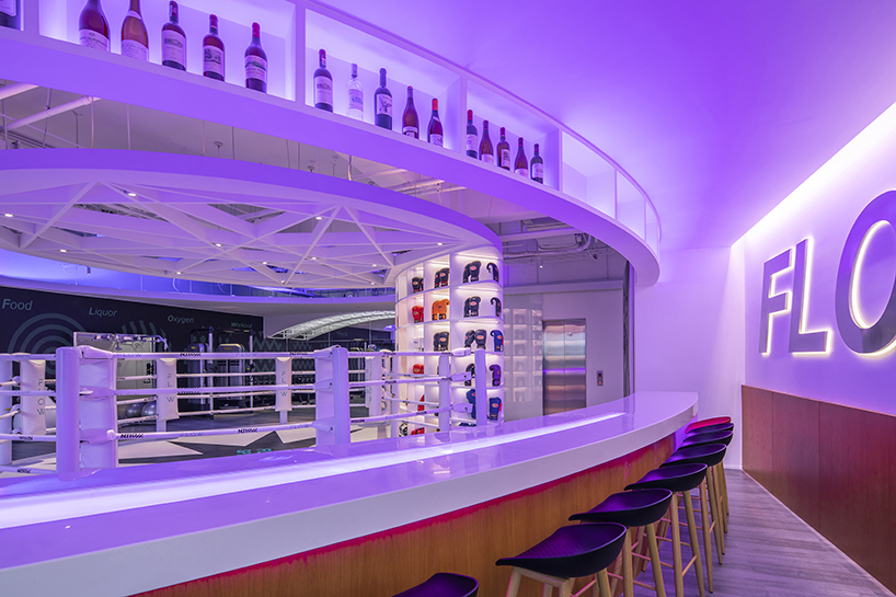 BWAO combines a boxing ring with a bar to create 'FLOW space' in beijing designboom