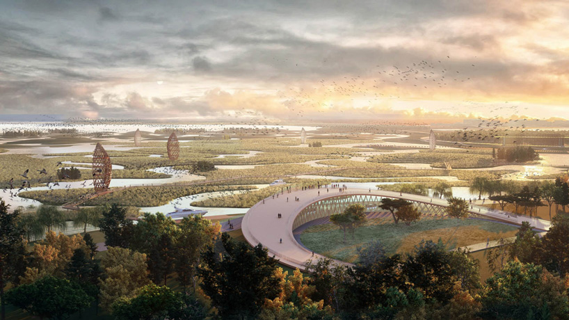TLS + SOM's urban landscape for china's 'xiong’an new area' brings people closer to nature designboom TLS + SOM's urban landscape for china's 'xiong’an new area' brings people closer to nature designboom