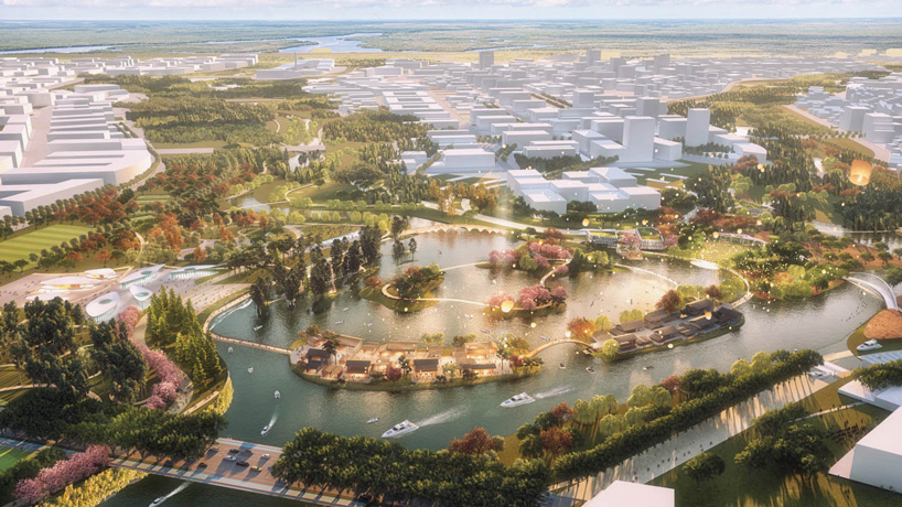 TLS + SOM's urban landscape for china's 'xiong’an new area' brings people closer to nature designboom TLS + SOM's urban landscape for china's 'xiong’an new area' brings people closer to nature designboom