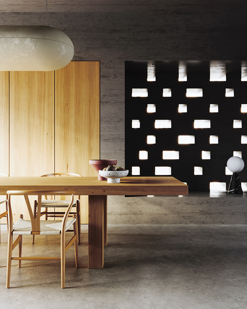 kapsimalis architects envisions two houses carved from rock in santorini designboom