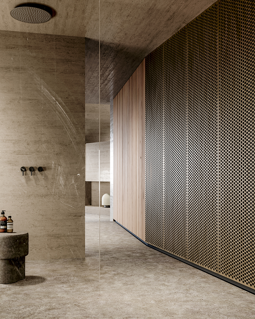 kapsimalis architects envisions two houses carved from rock in santorini designboom