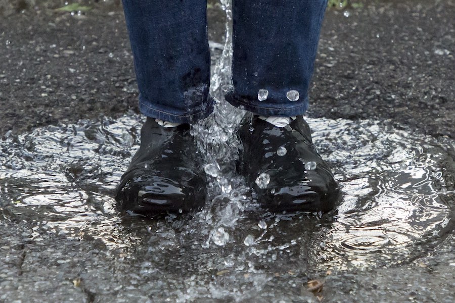 ONFAdd's rain socks protect your shoes from mud and water