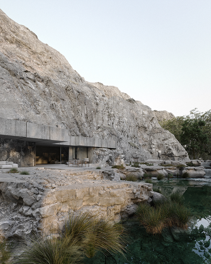 joão cepeda carves granite house into rugged cliffside in portugal