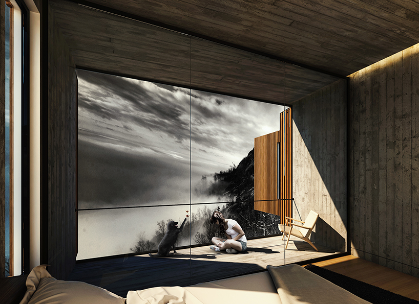 cantiliver villa in iran by azeri+lotfolahi results from the site's topography curves - 5