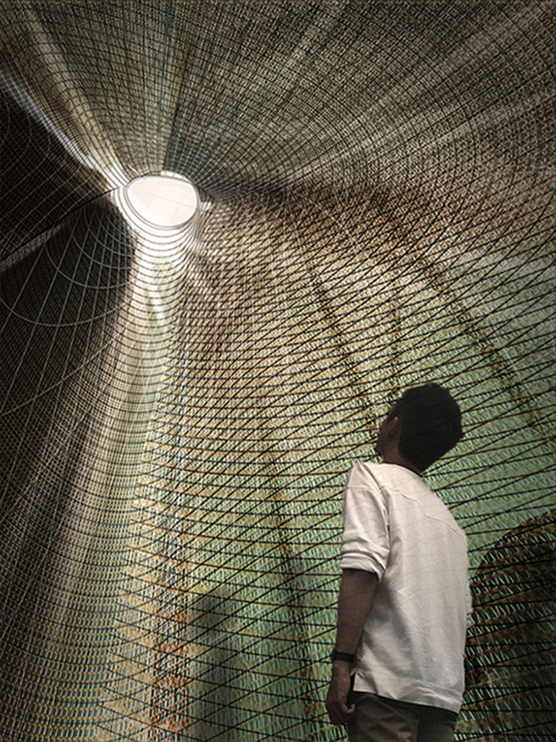 hong kong pavilion bloom steel bamboo pavilion the self the few the many designboom
