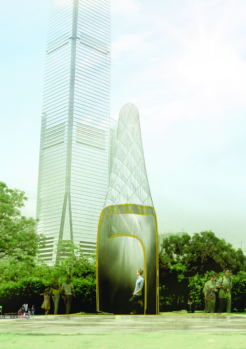 hong kong pavilion bloom steel bamboo pavilion the self the few the many designboom