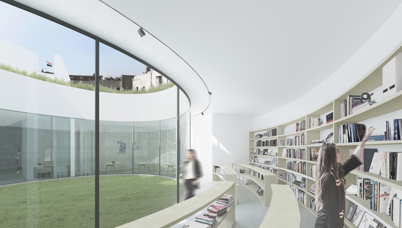 rzlbd retains historical façade to create new baghdad design centre