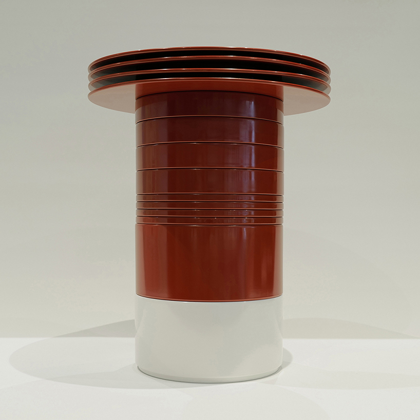 reza aliabadi stacks iconic casigliani kyoto dish set into 100 architectural towers