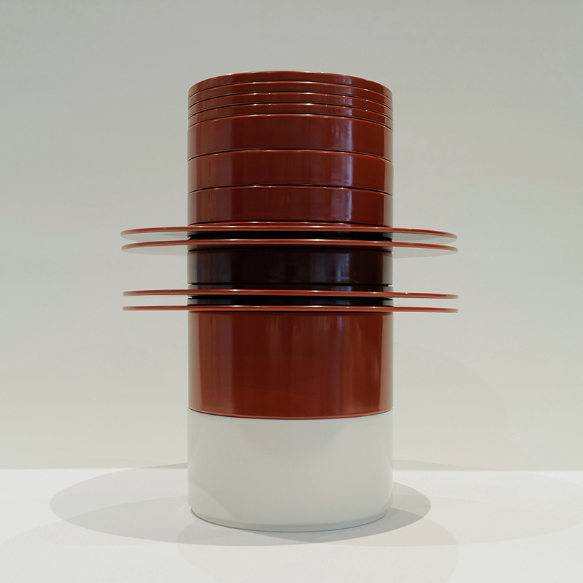 reza aliabadi stacks iconic casigliani kyoto dish set into 100 architectural towers