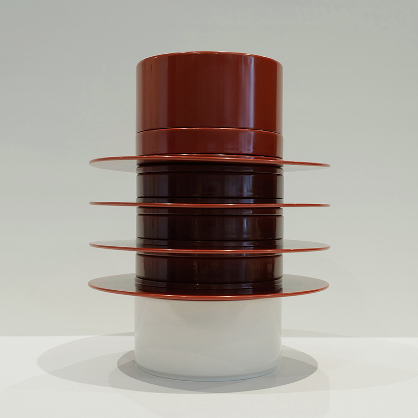 reza aliabadi stacks iconic casigliani kyoto dish set into 100 architectural towers