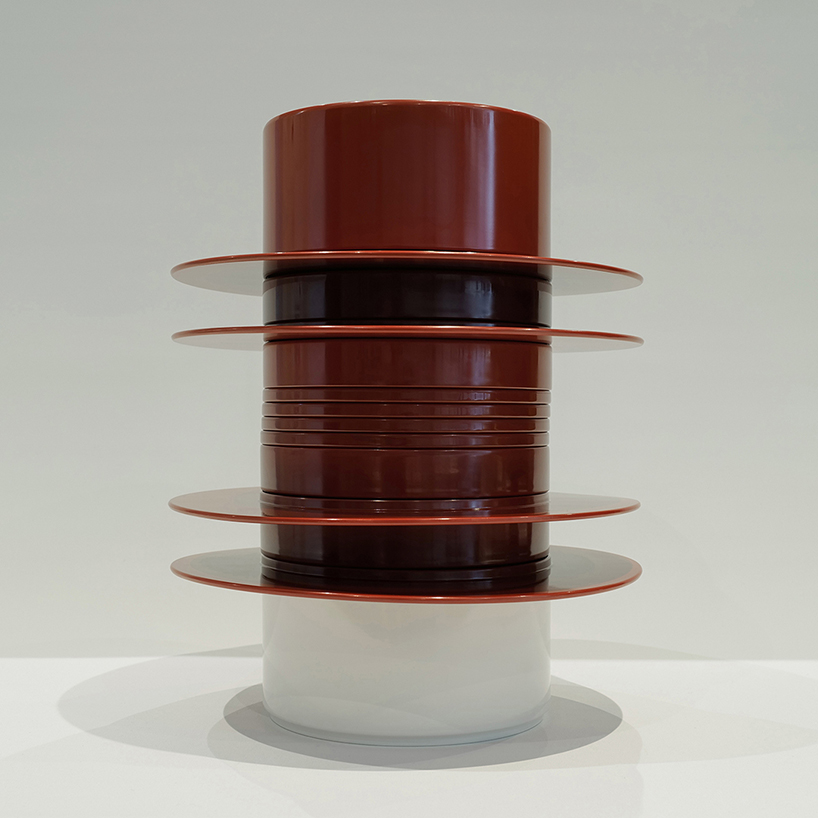reza aliabadi stacks iconic casigliani kyoto dish set into 100 architectural towers