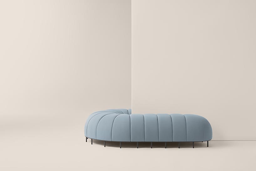 a playful bench called worm designed by valencian designers clap studio 4