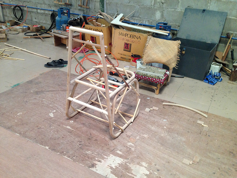 rattan furniture drill design tou mr series sr series designboom