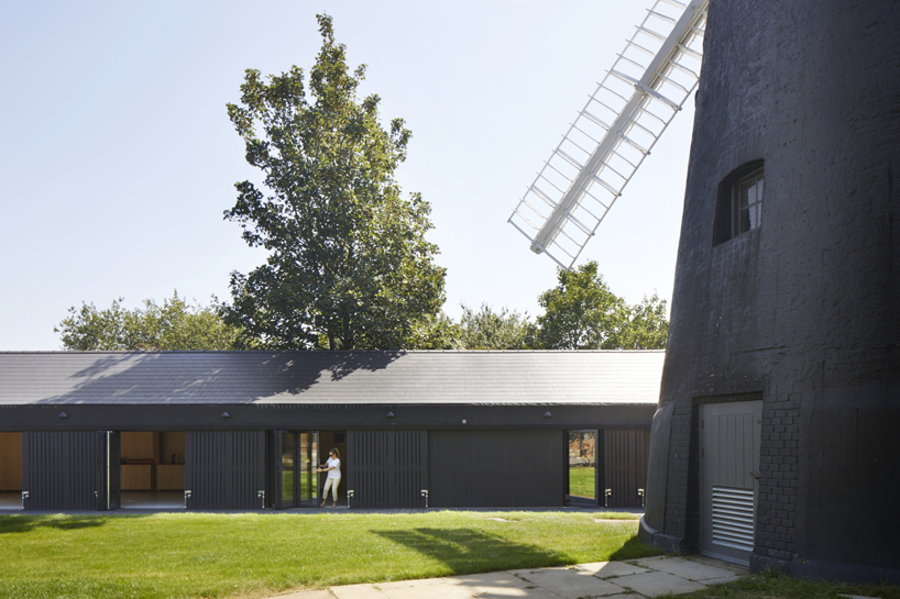 squire and partners builds community center adjacent to london's last working windmill