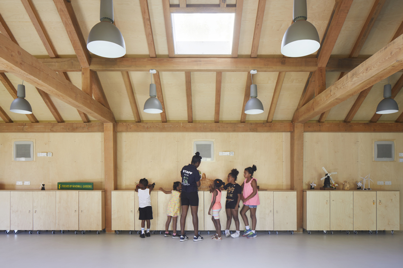 squire and partners builds community center adjacent to london's last working windmill