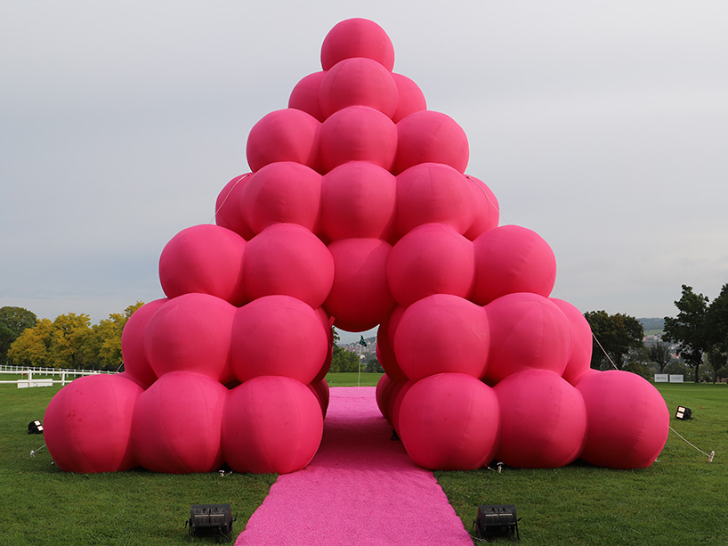 cyril lancelins pyramid xl sphere a bold play of geometric architecture 2