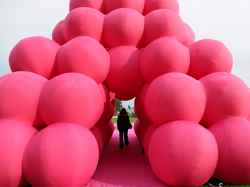 cyril lancelins pyramid xl sphere a bold play of geometric architecture 7