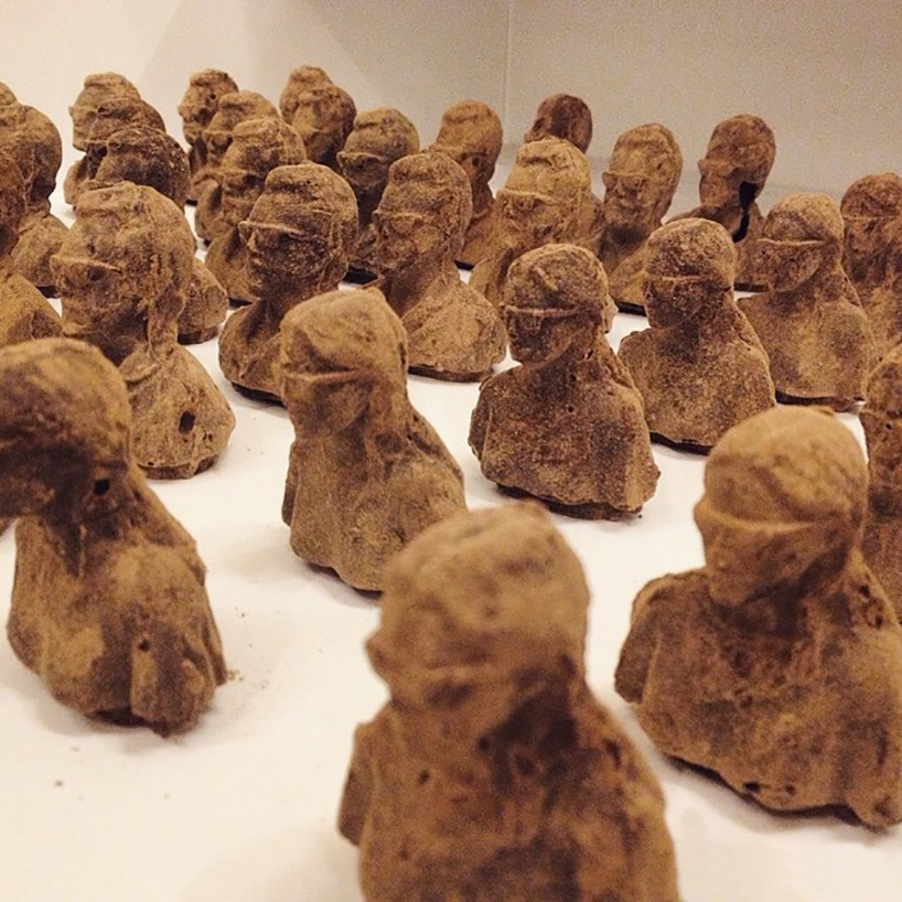ojeam studio chocolate selfies 3D technologies designboom